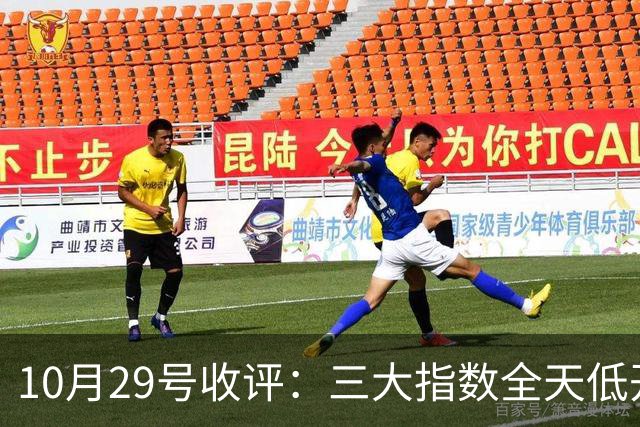 10月29号收评：三大指数全天低开低走集体收跌，大盘后市将走向何方？